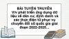 BÀI TUYÊN TRUYỀN V/v phát triển ứng dụng dữ liệu về dân cư, định danh và xác thực điện tử phục vụ chuyển đổi số quốc gia giai đoạn 2022-2025, tầm nhìn đến năm 2030 liên quan đến các nhóm dịch vụ công thuộc đề án 06